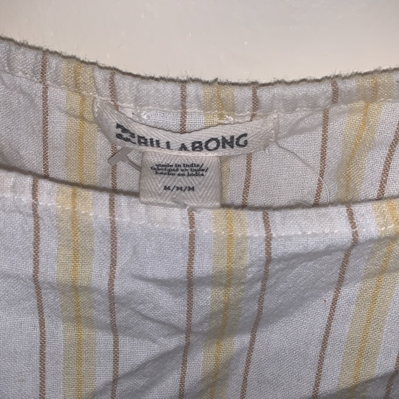 Billabong crop top stripped blouse - Picture 2 of 5